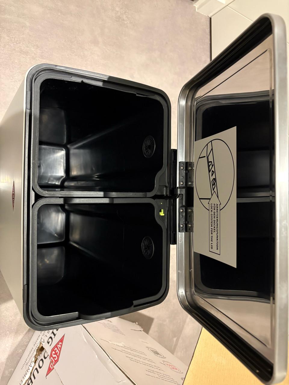 Wesco prullenbak mat wit