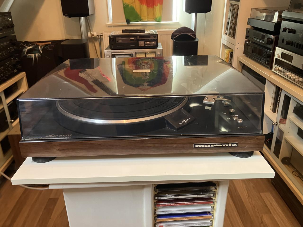 Marantz 6150 direct drive platenspeler houtfineer prachtig origineel