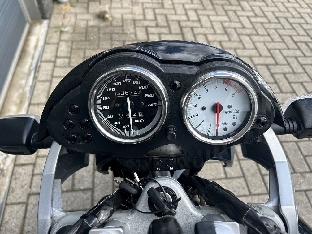 Stoere BMW R1150R Rockster uit 2004 met 36dkm, Twin-Spark mét ABS €2995,-