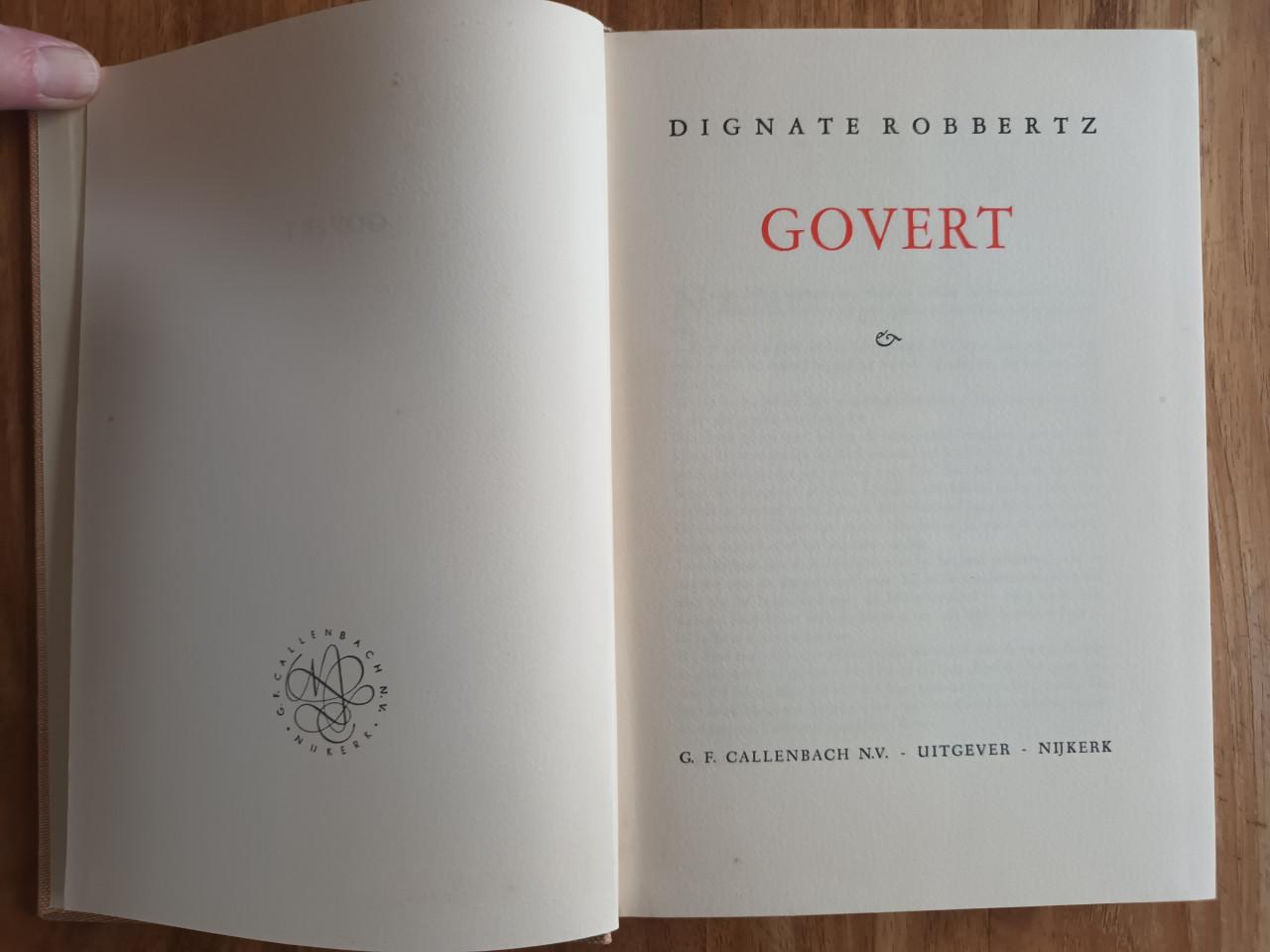 Zeeuws boek Govert van Dignate Robbertz
