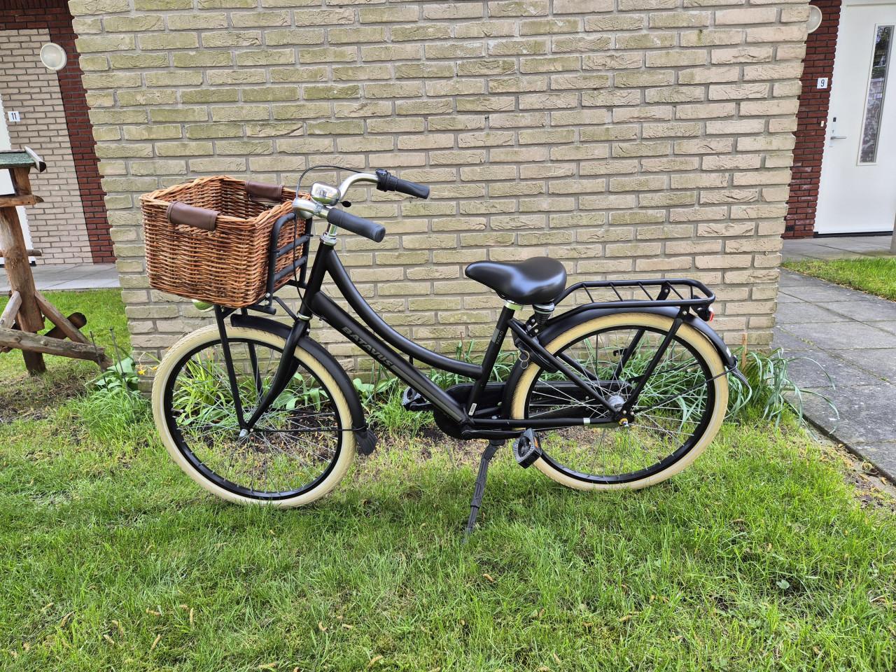 Meisjes transport fiets