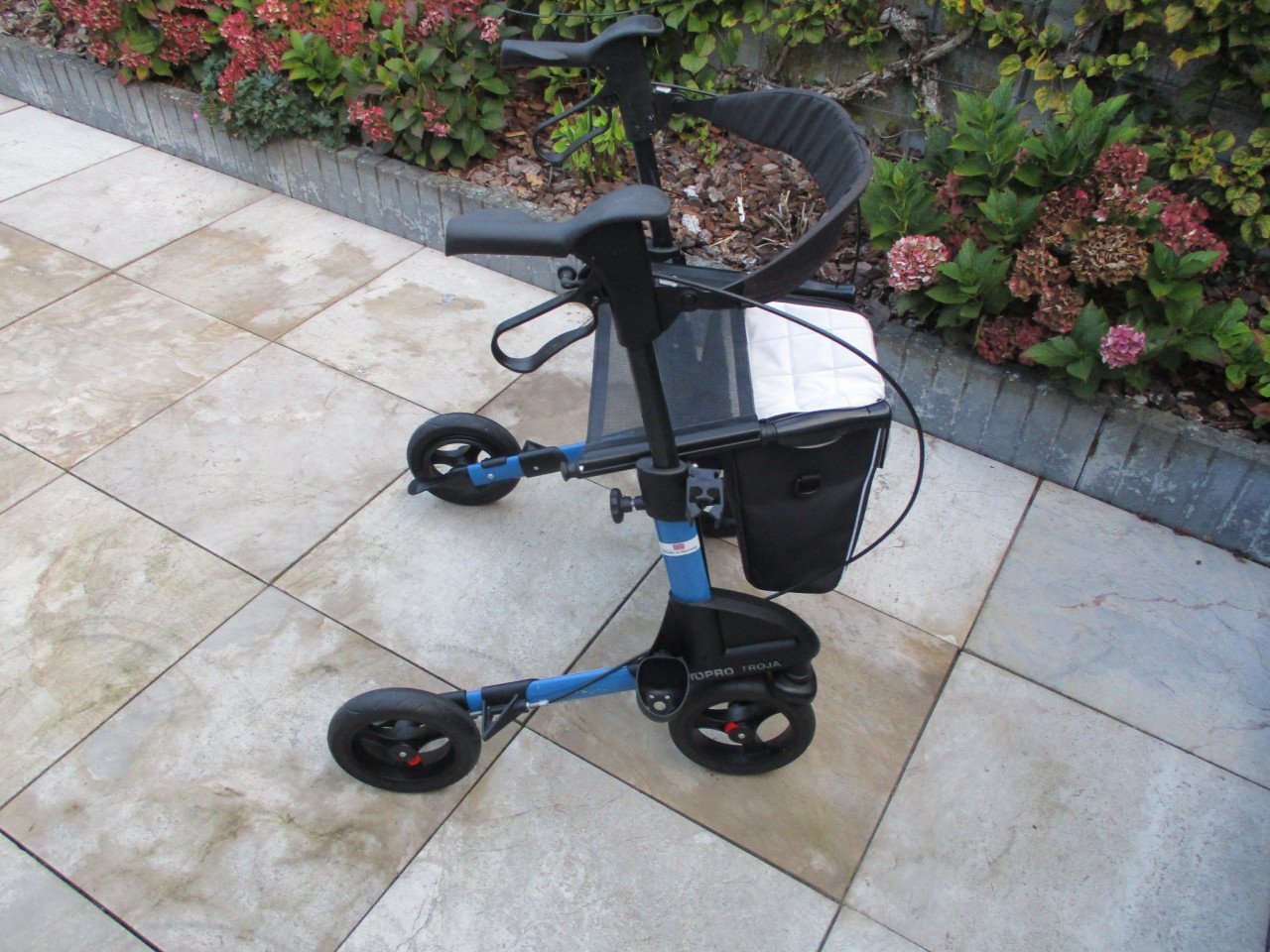 Zgan  Topro Troja 2G opvouwbare lichtgewicht rollator met zitje tas en ...