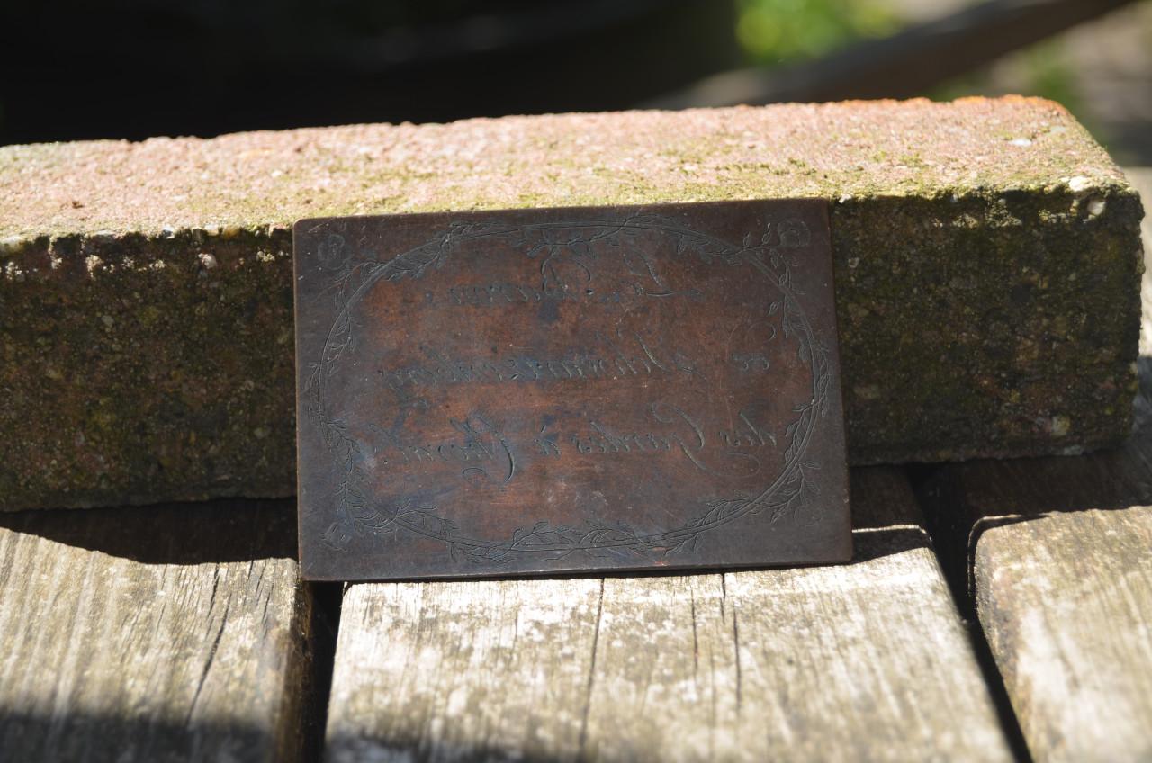 10 Cliché's waaronder familiewapens diverse afmetingen