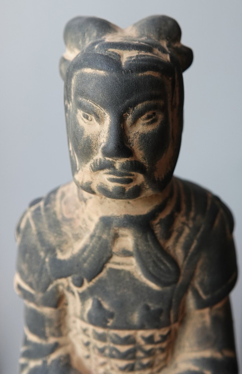 Chinese krijger beeldje, vintage