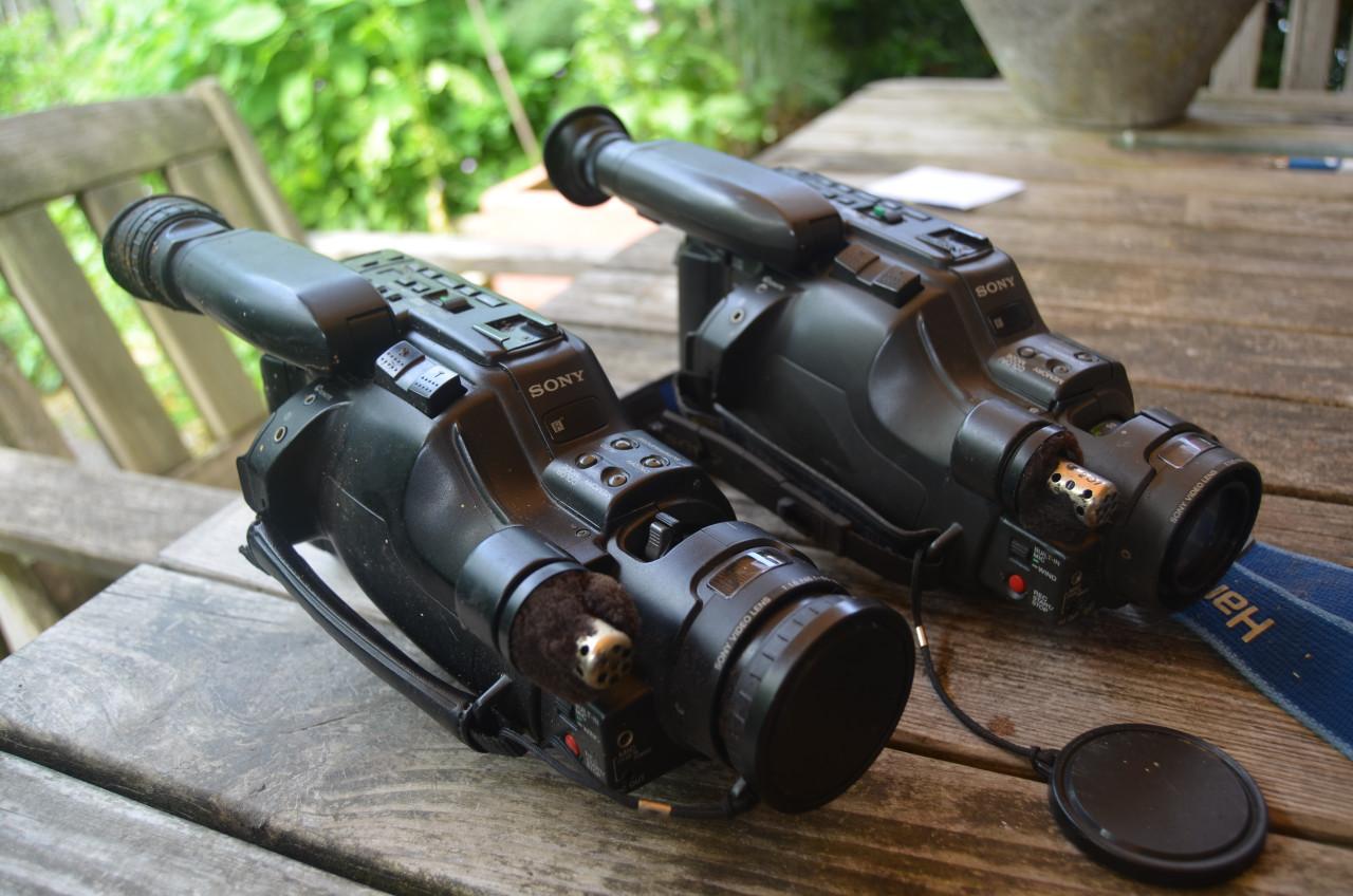 2 x Sony Handycam werking onbekend t.e.a.b.