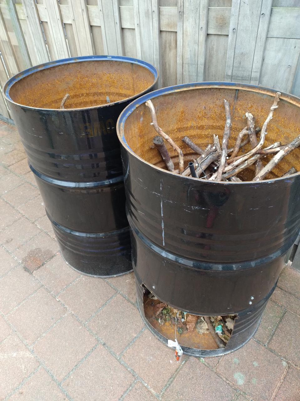 Olievaten met verlichting, leuk voor de feestdagen!