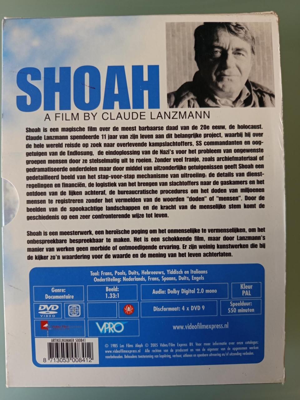 SHOAH DVD documentary WW2