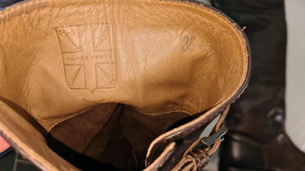 PANTANETTI: Als nieuwe hoge laarzen donkerbruin maat 36