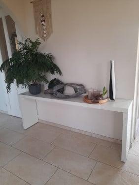 Prachtige Side tabel 190 36 x 74H ( in goede nette staat )