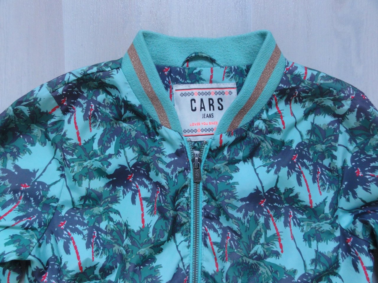 Cars jeans zomerjas groen maat 10 = 140