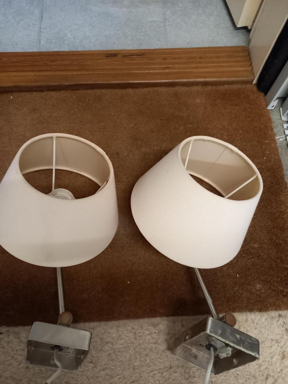 Mooie bedlampjes met kap samen 5 euro