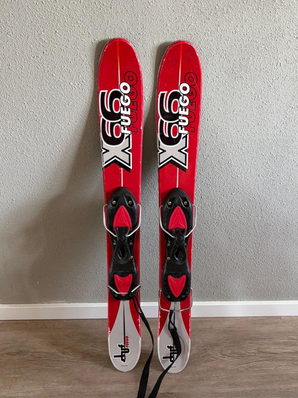 Fuego X66 Snow Blades (korte ski's) met verstelbare bindingen - 90 cm