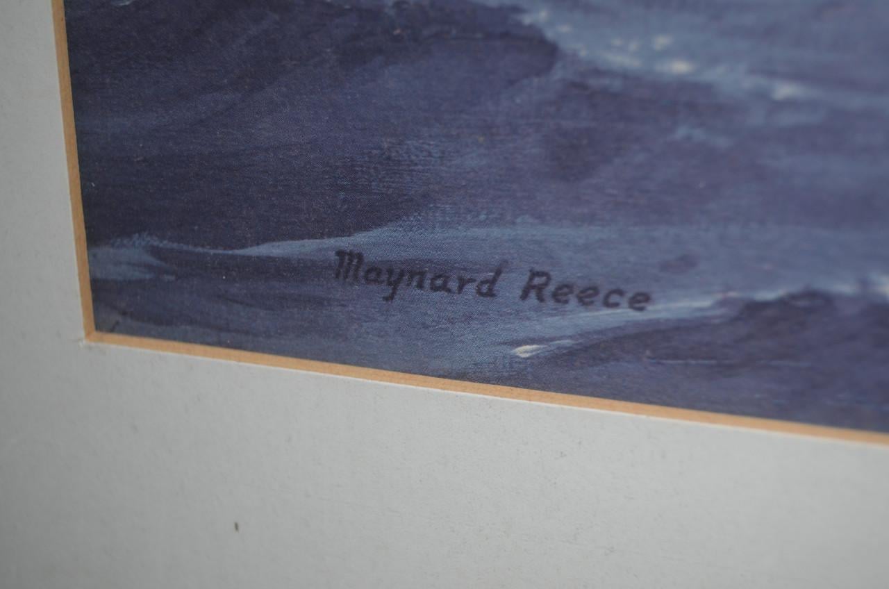 Maynard Reece art-print 1972 Eenden in zeer goede staat