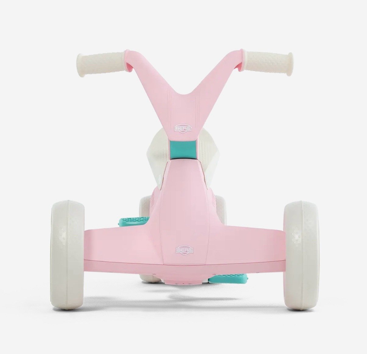 BERG GO loopfiets met trappers, roze
