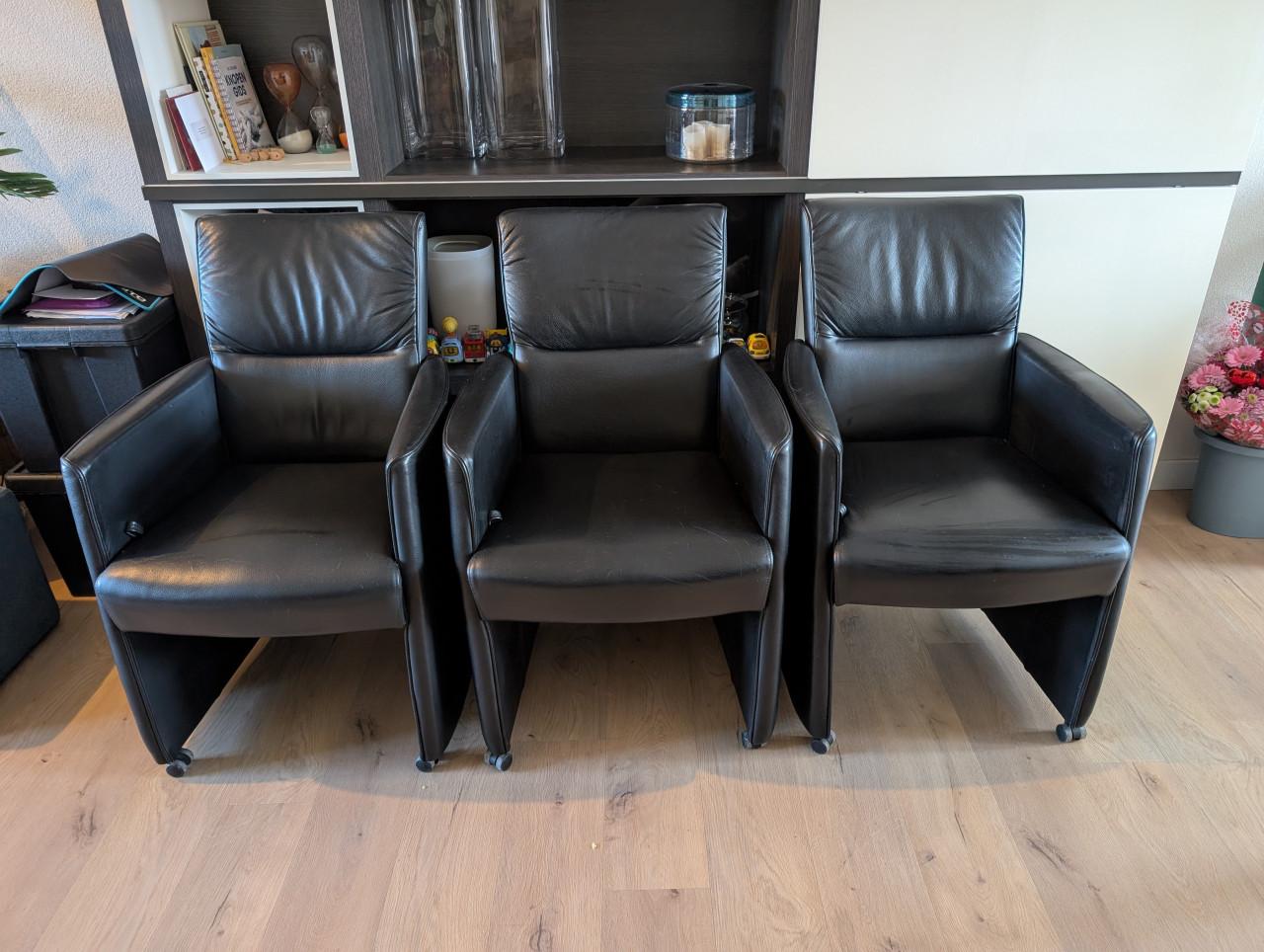 Eettafelset of alleen fauteuils per set