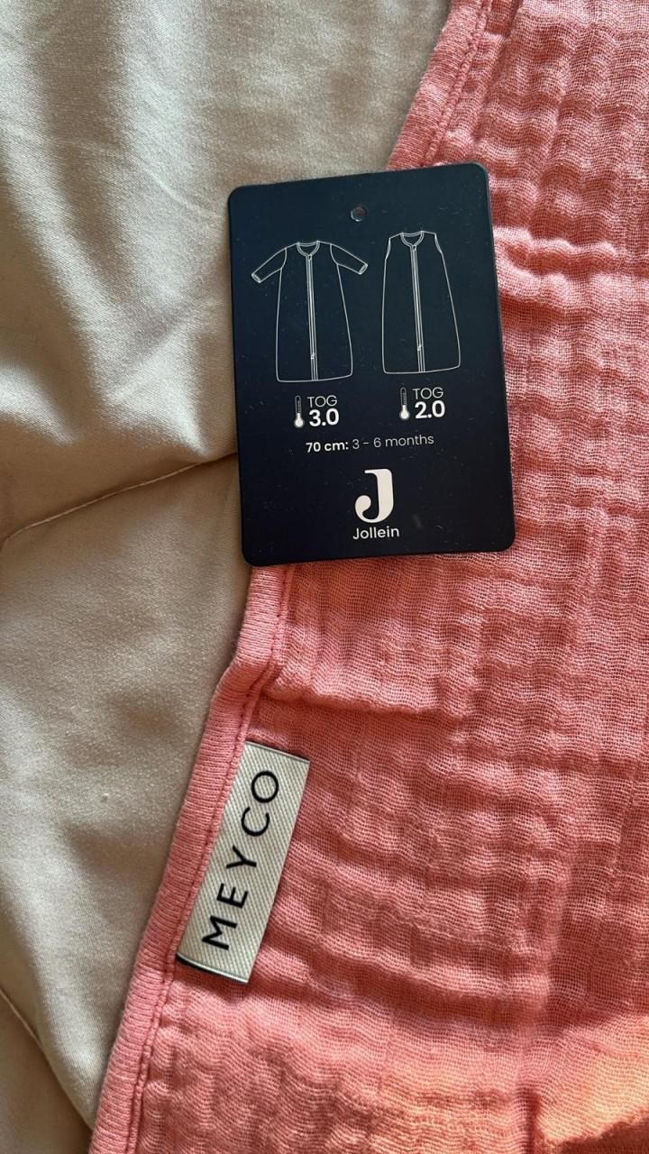 Meyco Baby slaapzak 90 cm Rose