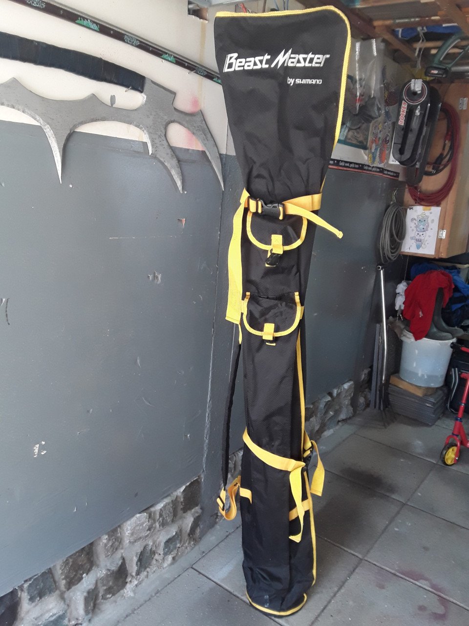 Te koop strandsteun en foedraal