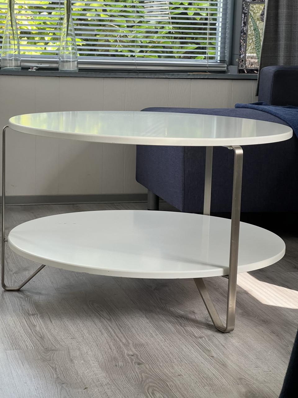 Salontafel wit rond