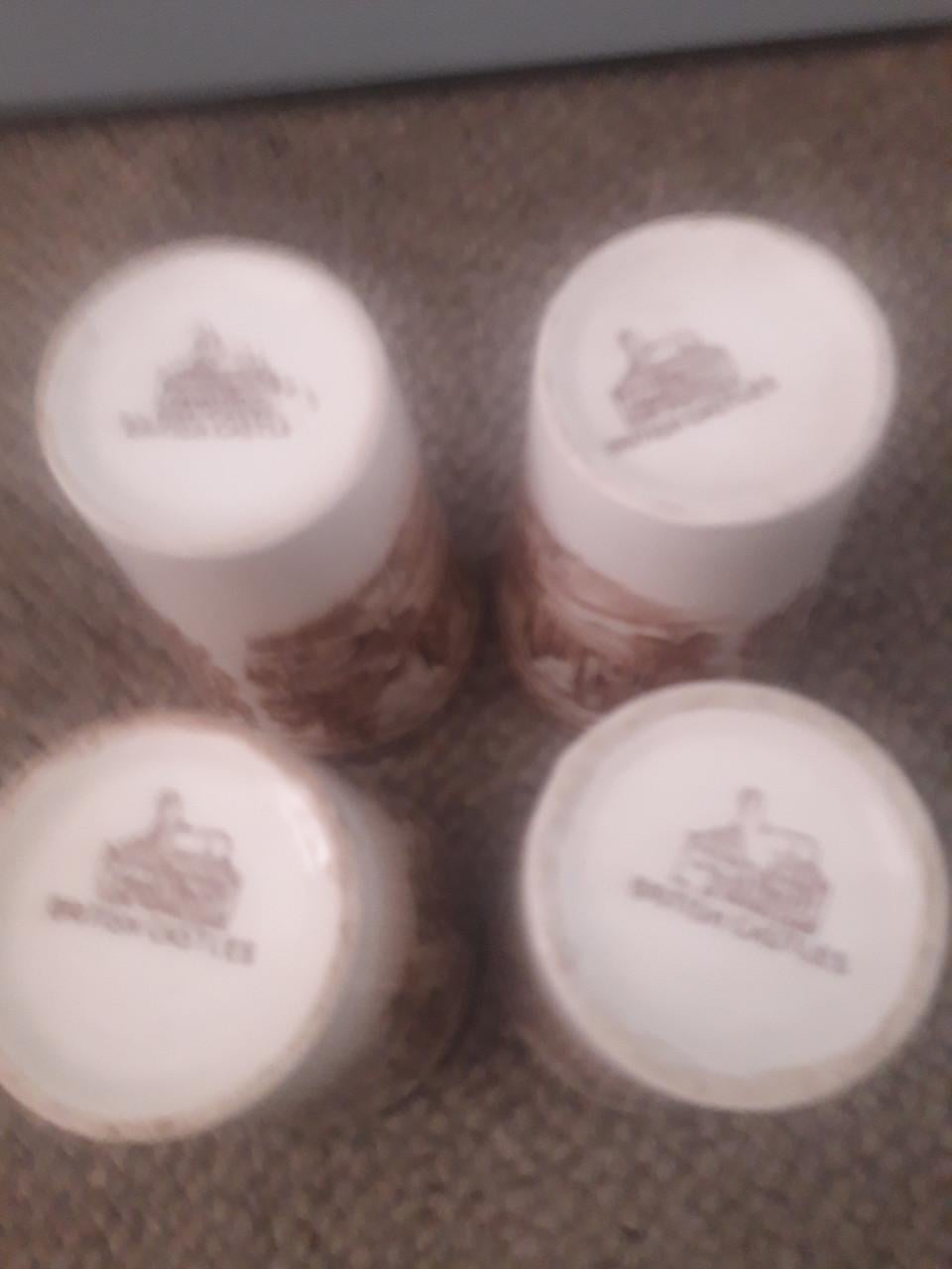 4 bekers P.Regout