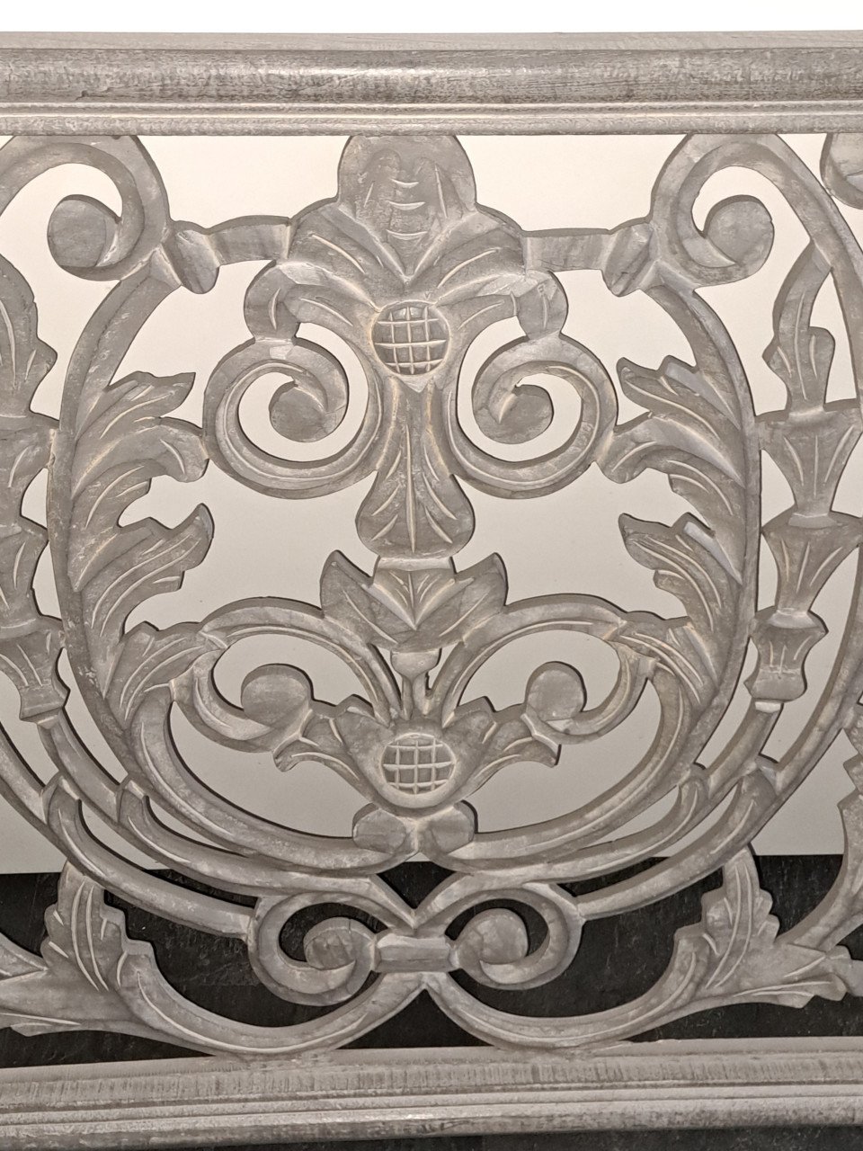 Prachtig massief houten wandpaneel, wash-grey 120 x 60 cm