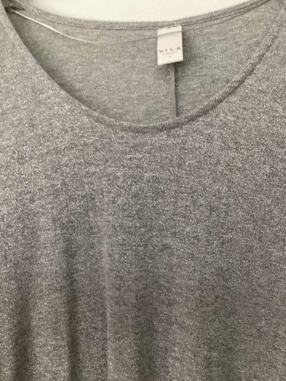 Leuk zilver jurkje maat L vila zgan