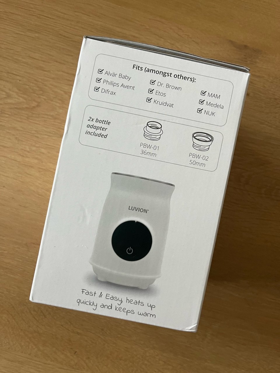 Luvion Ultra Flessenwarmer nieuw!
