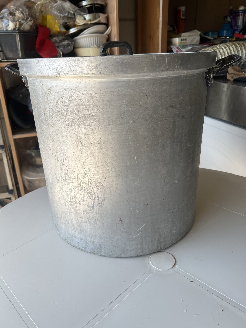 Groot horeca Kookpan 40x40 cm. Als nieuw.