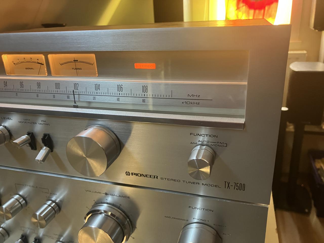 Pioneer SA-7500 en TX-7500 vintage top set geserviced inclusief garantie