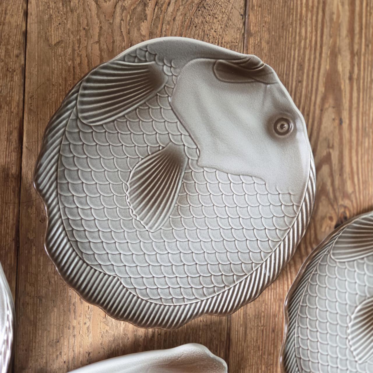 Salins vintage visservies uit Frankrijk