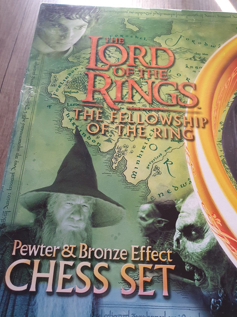 Prachtig compleet vintage Schaakspel LORD OF THE RINGS....