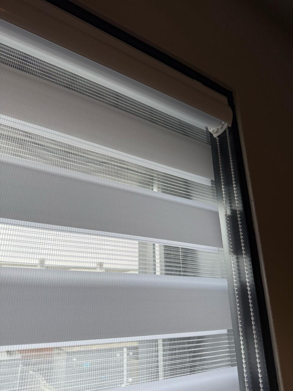 Wit duo rolgordijn 150cm breed