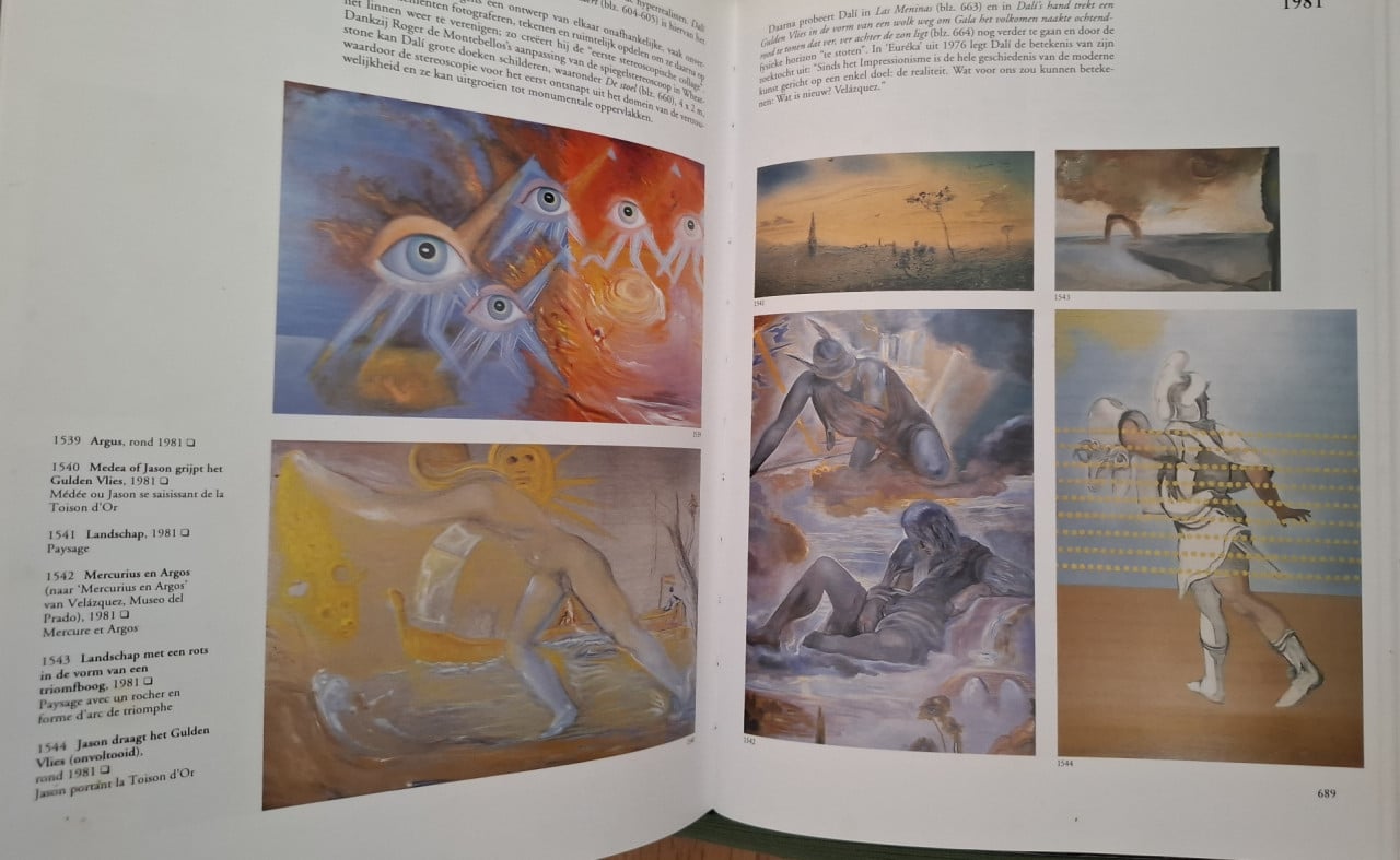 Salvador Dali, 1904-1989, Het geschilderde werk, Deel 1, 1904-1946