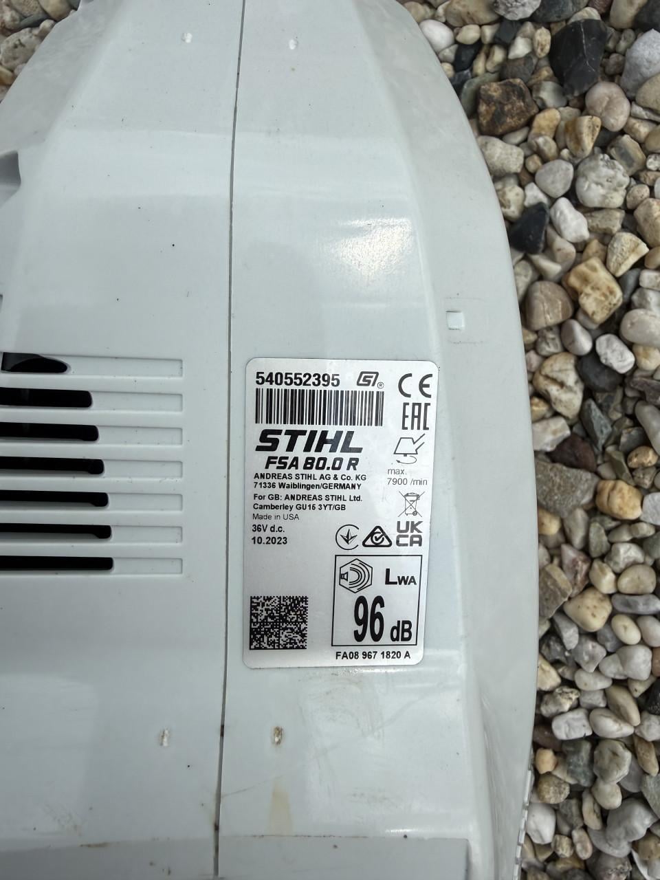 Stihl FSA 80 R accu bosmaaier