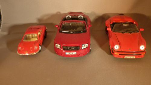 Model auto's Porsche Audi