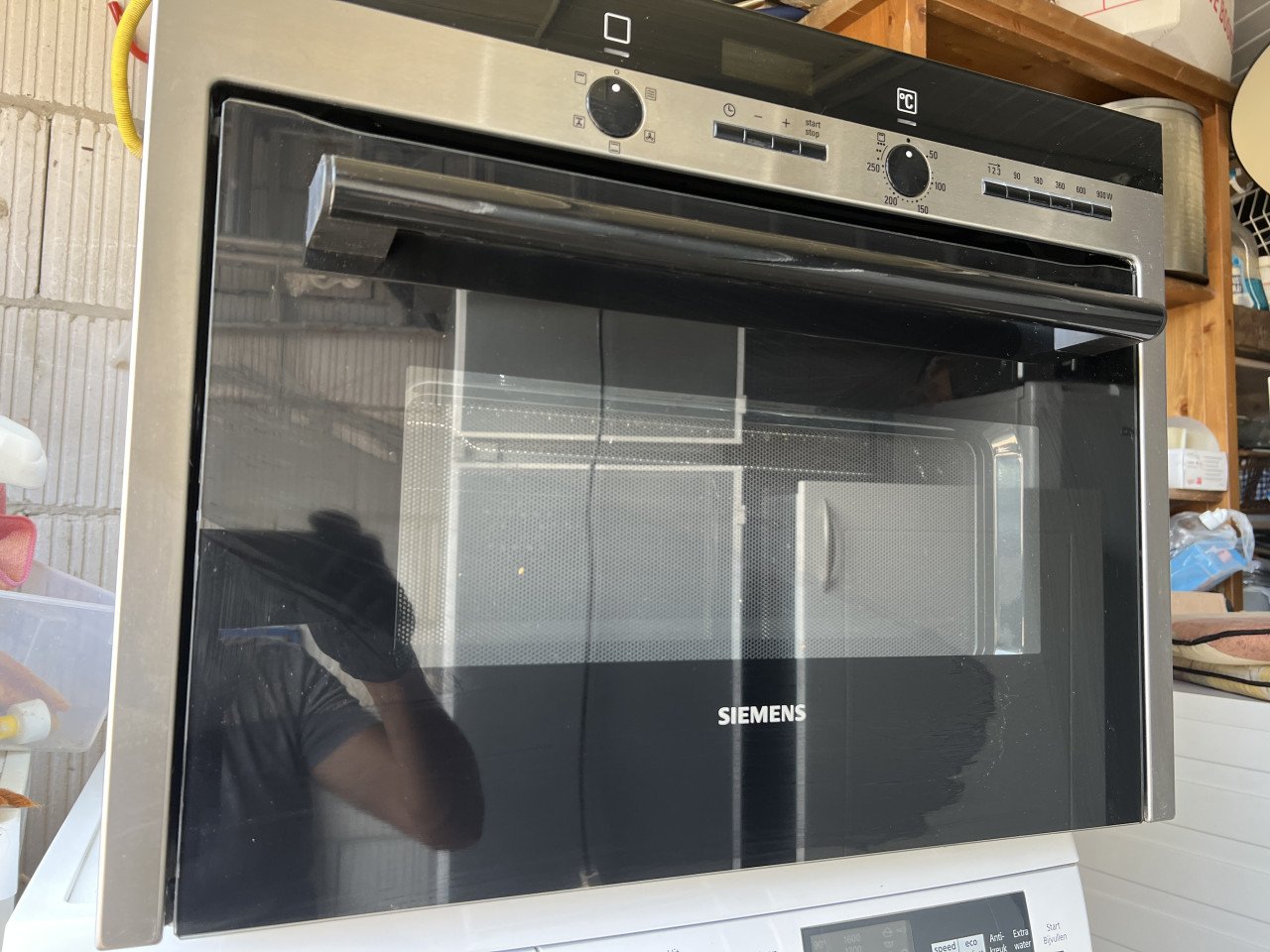Siemens HB83K552 type HT5HB84K combi magnetron oven 60x45 cm.