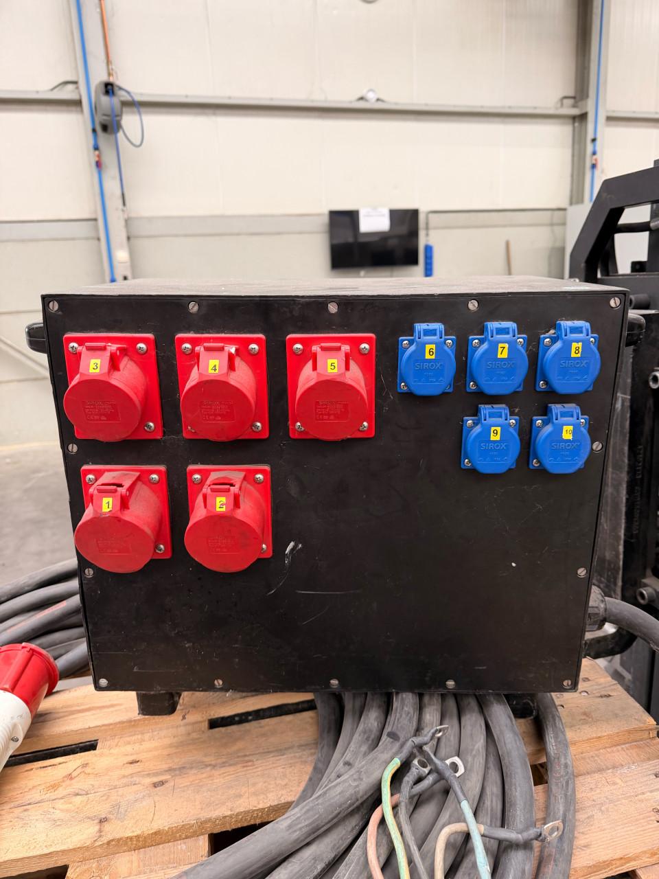 Mobiele verdeler massief rubber