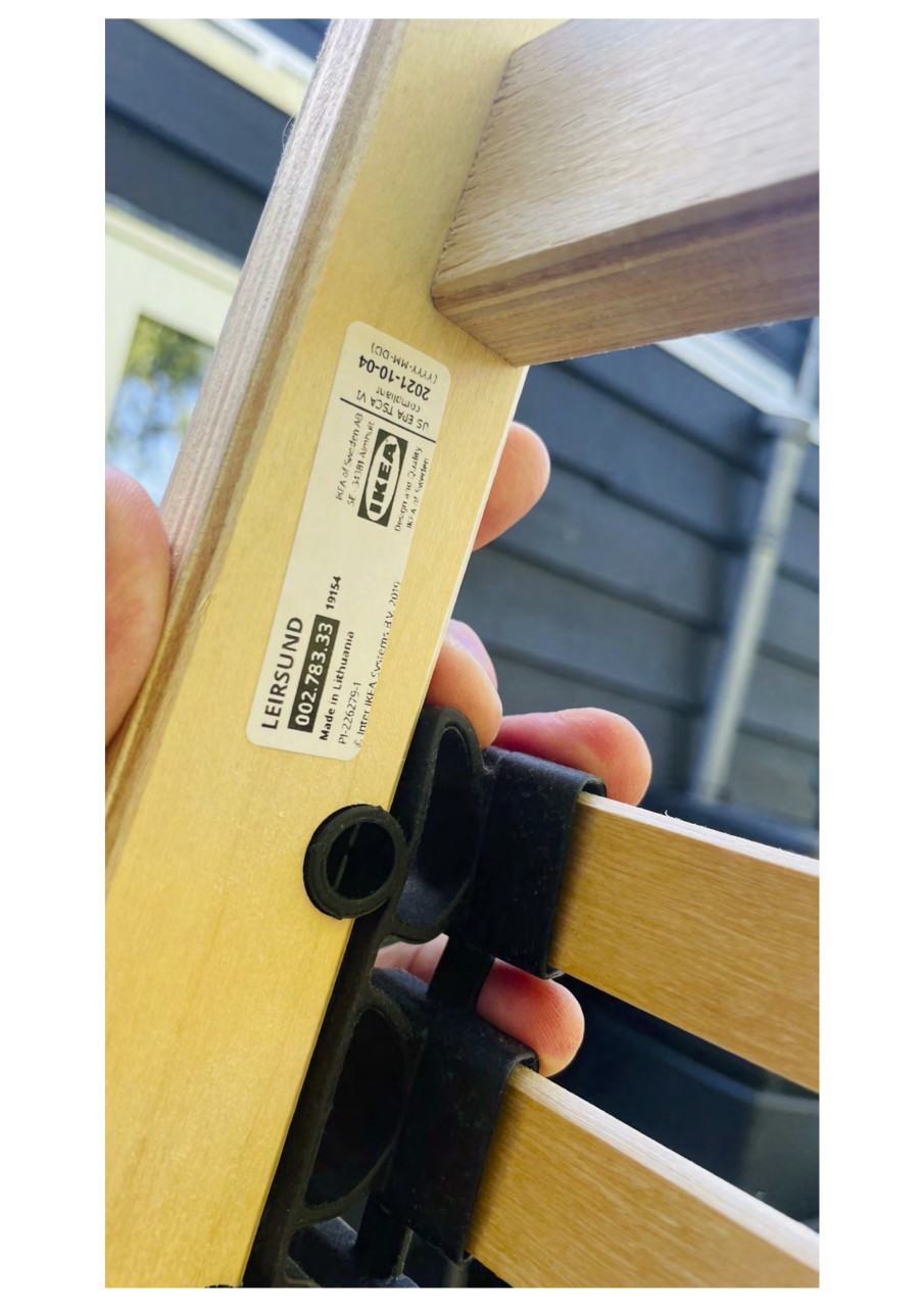 IKEA bedbodem 90x200 Nieuwstaat!