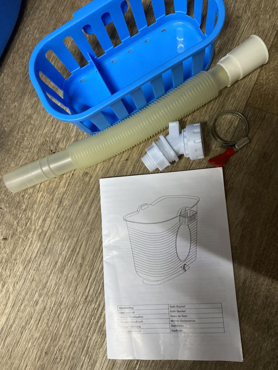 Flexibele badkuip bath bucket