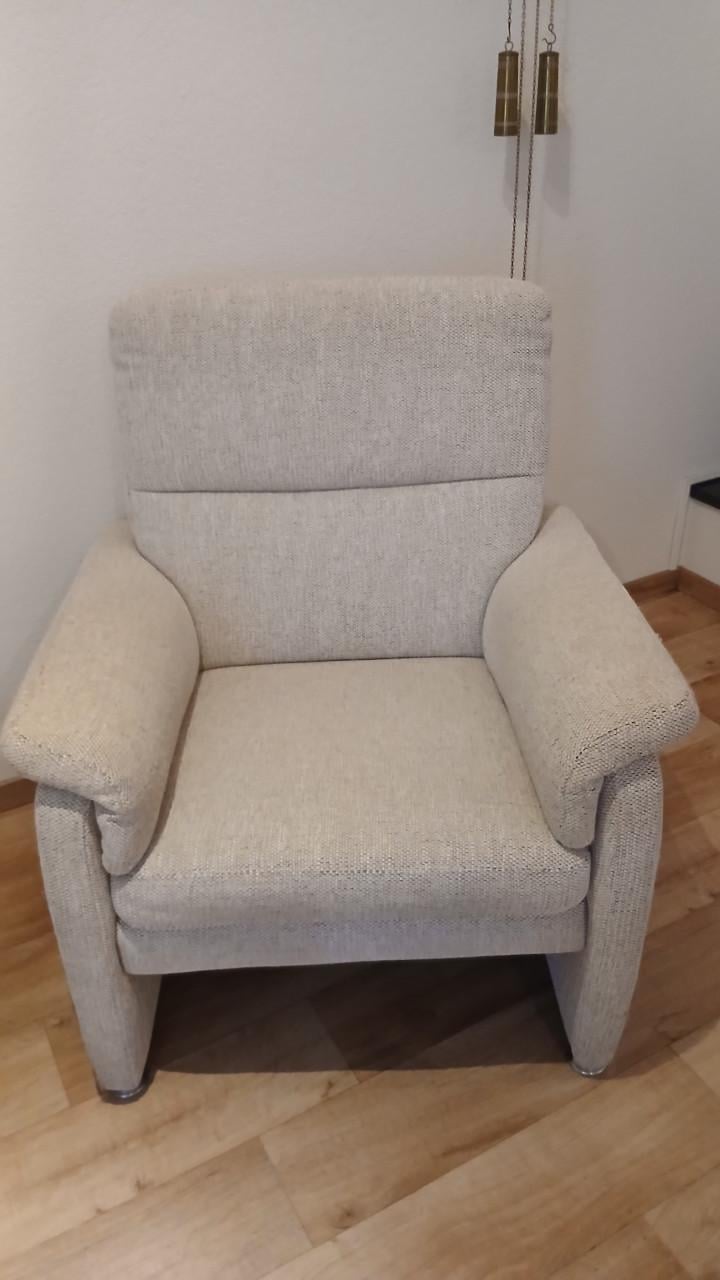 Stoel stoelen Fauteuils 2 stuks. zitten prima beige /zand mooie stof