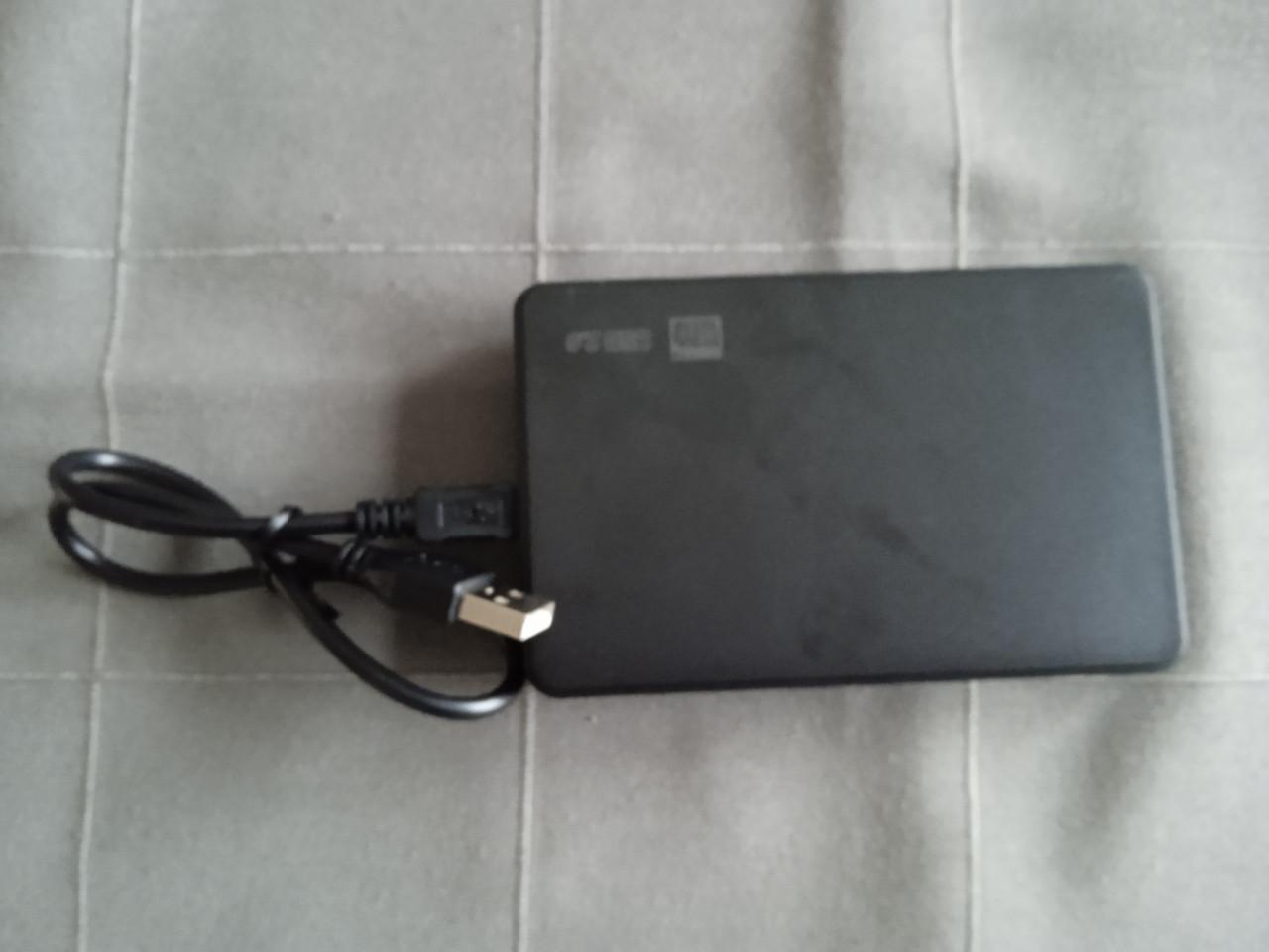 Externe harde schijf 500 gigabyte, geen externe voeding nodig