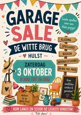 GARAGESALE 3 OKTOBER 2026