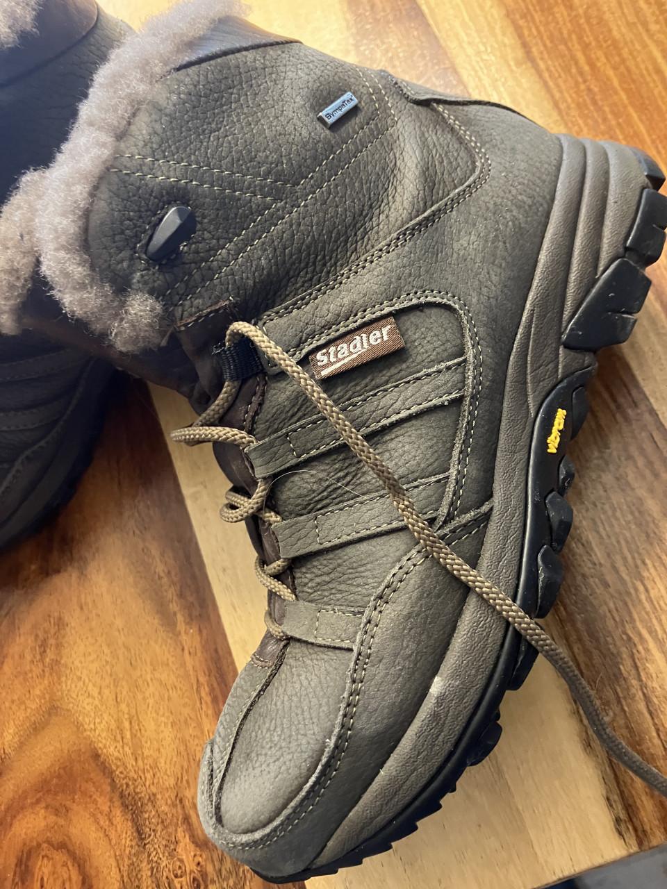 Echte stadler warme schoenen met vibram zool
