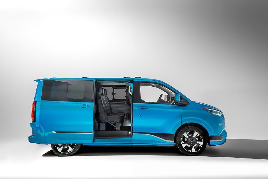 Ford E-transit Custom 65kwh 136pk l1h1 limited | te bestellen | sync 4 | 16