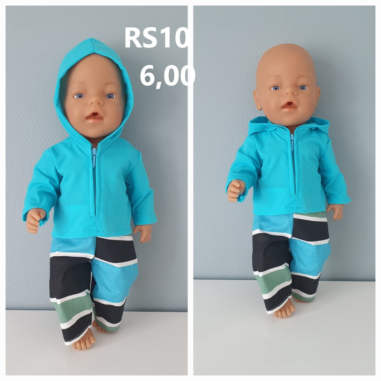 Baby born / babyborn set . Opbrengst KiKa. Poppenkleertjes.