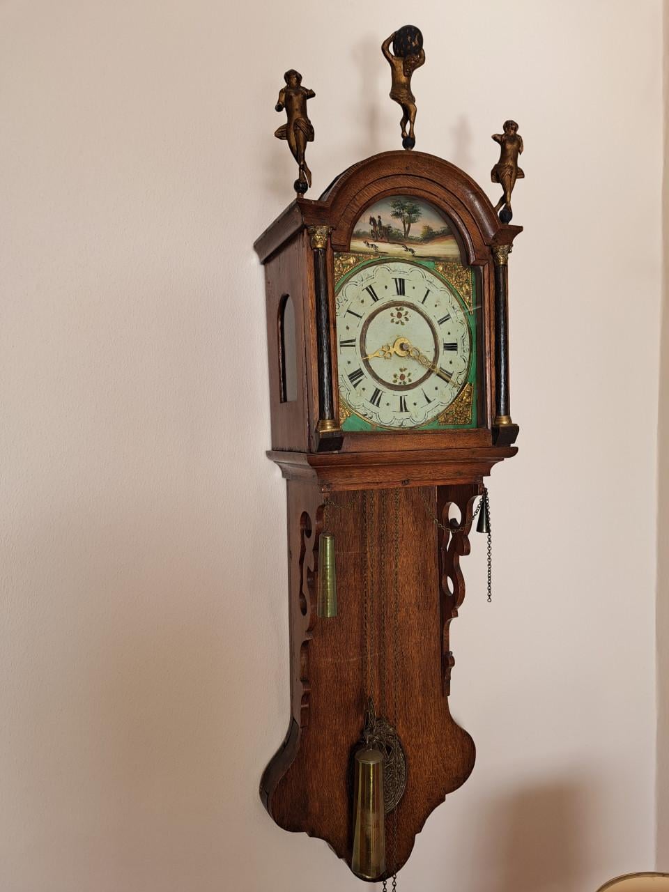 Antieke Friese Staartklok