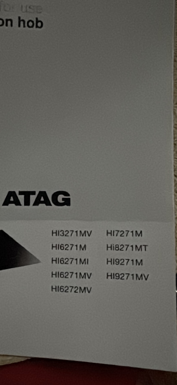 Inductiekookplaat Atag HI6271, 4 jaar gebruikt