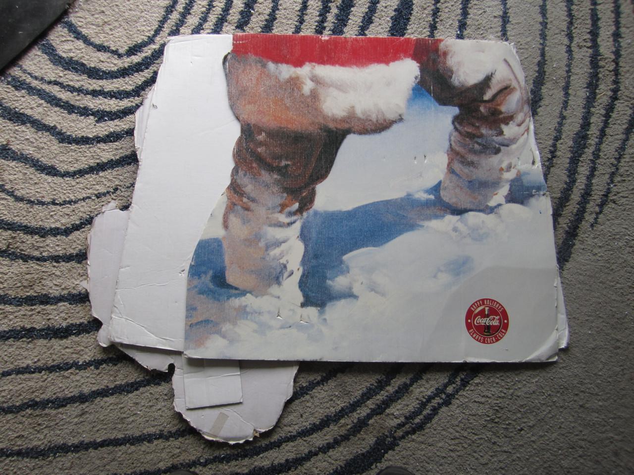 Reclame Coca Cola kerstman display