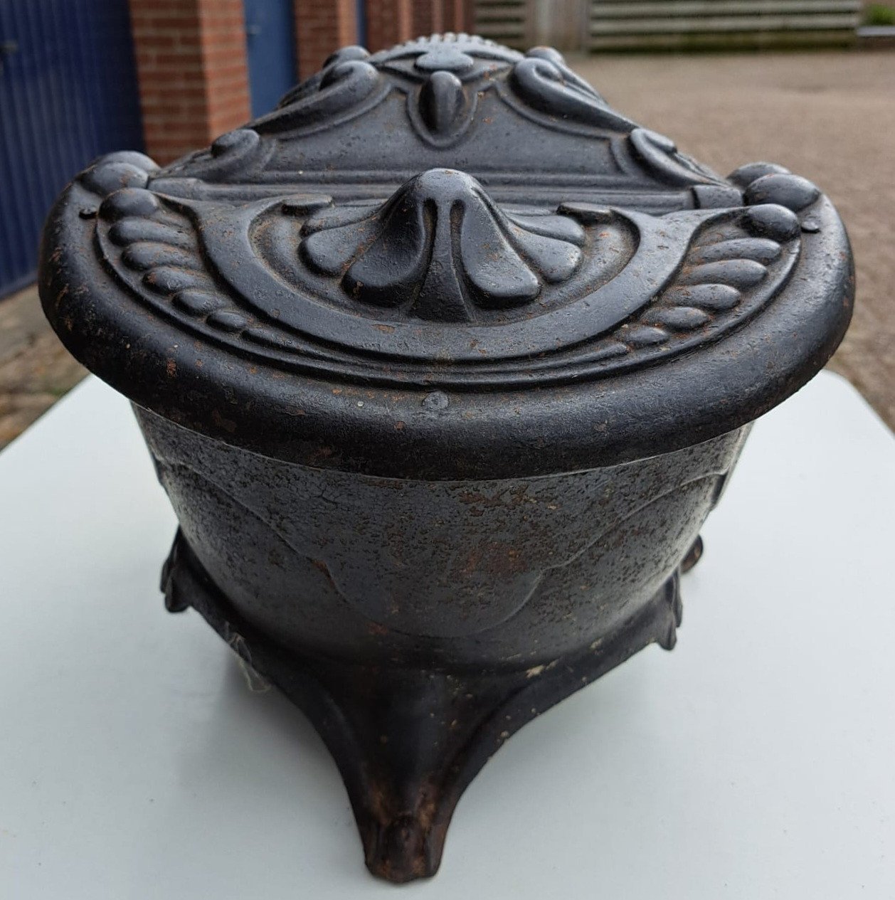 Antieke schildpad kolenkit