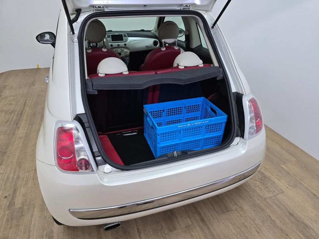 Fiat 500 twinair met panoramadak en unieke parelmoerkleur | tweedehands fia
