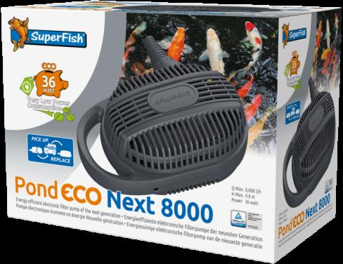 SuperFish Pond Eco Next 8000 zuinige vijverpomp